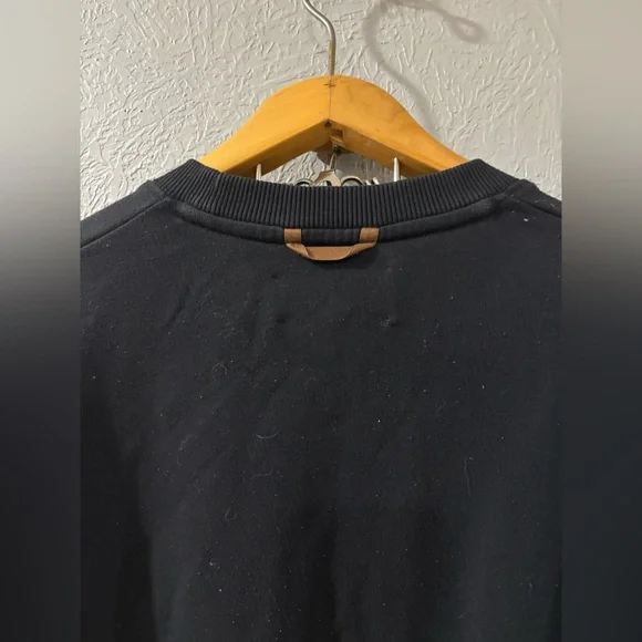 COACH men’s Essential crewneck sweater camo graffiti print large logo size S